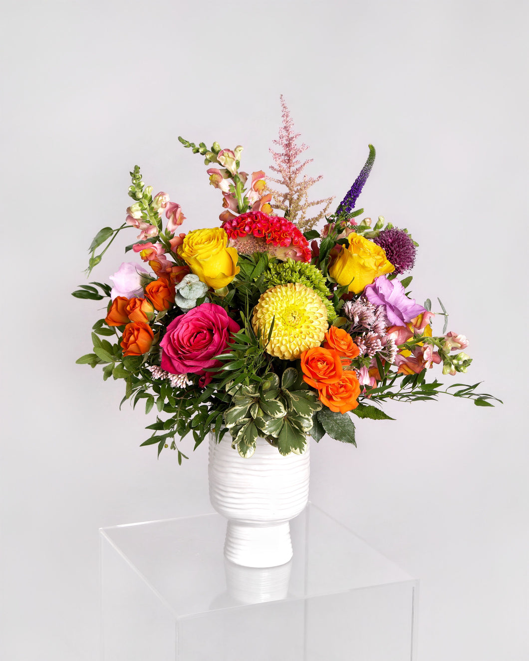 Medium Bright & Cheery Vase Arrangement