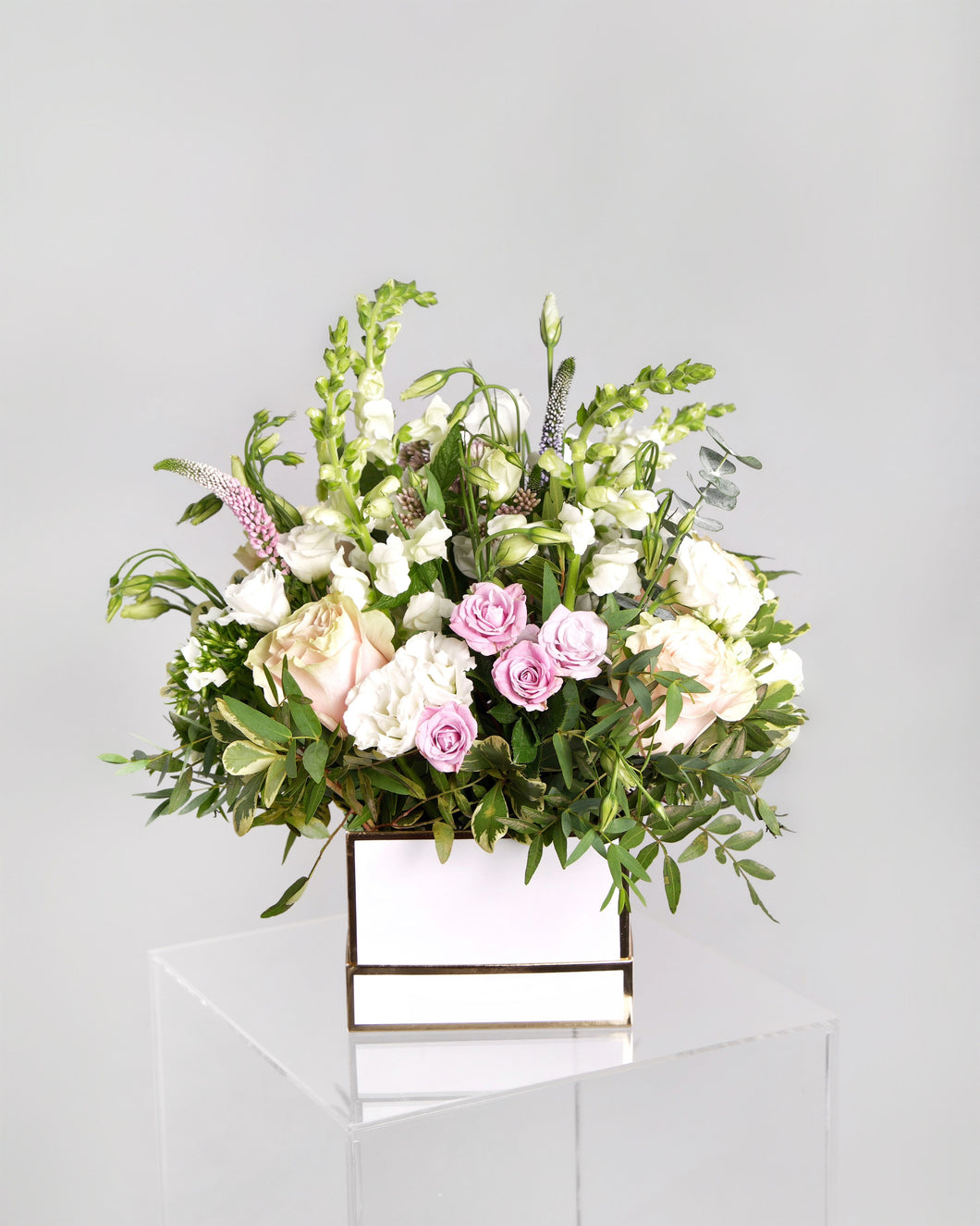 Medium Pretty Pastels Floral Bloom Box