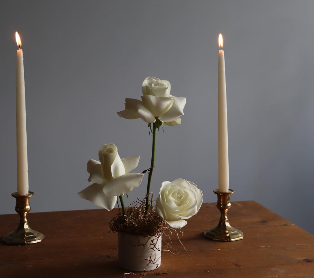 Three roses - Ikeban style