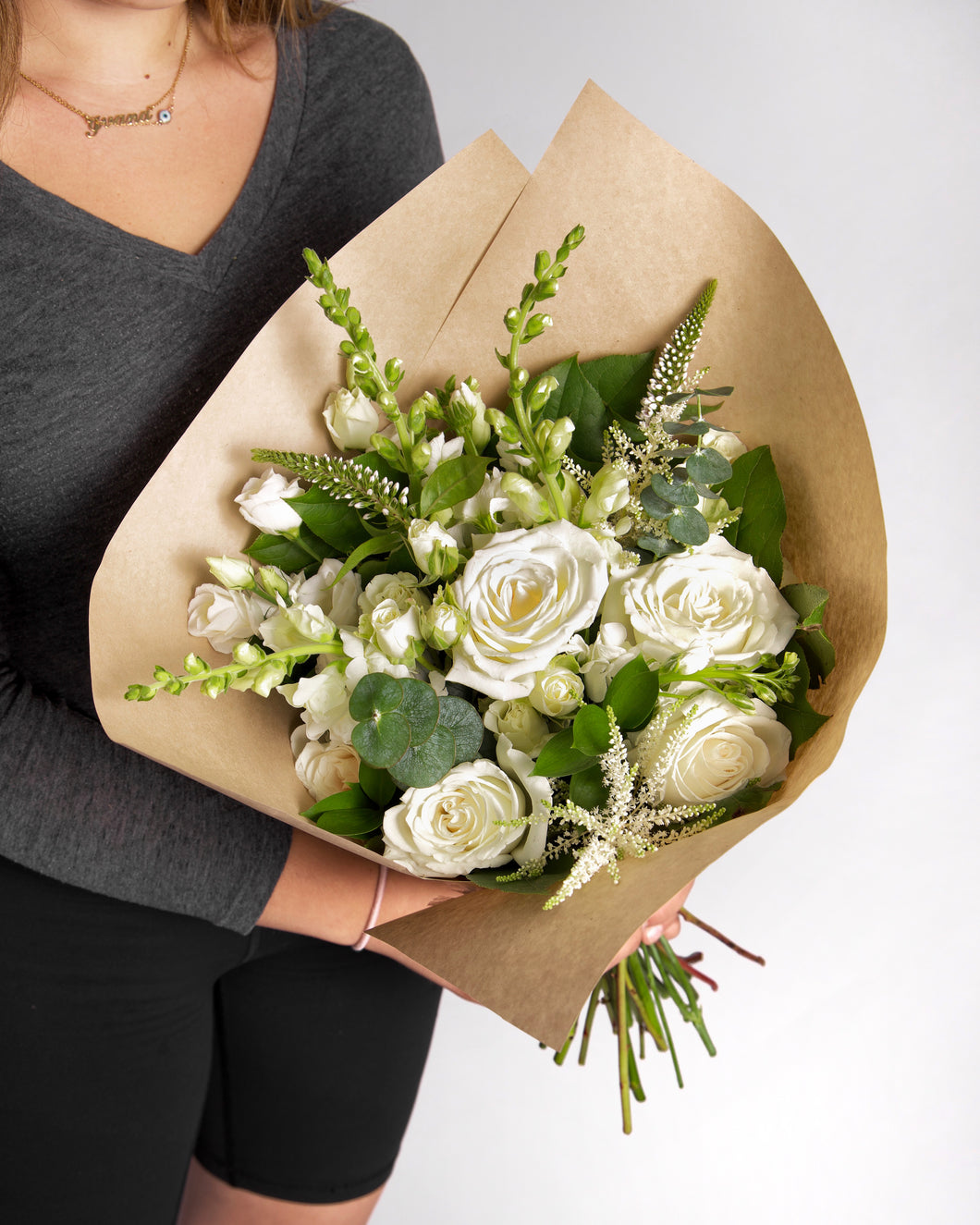 Neutral & Subtle Floral Hand Tie Bouquets